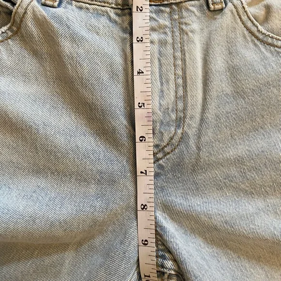 NWT $990 The Row Carel High Rise Boyfriend distressed Jeans Light Wash Size 0/25